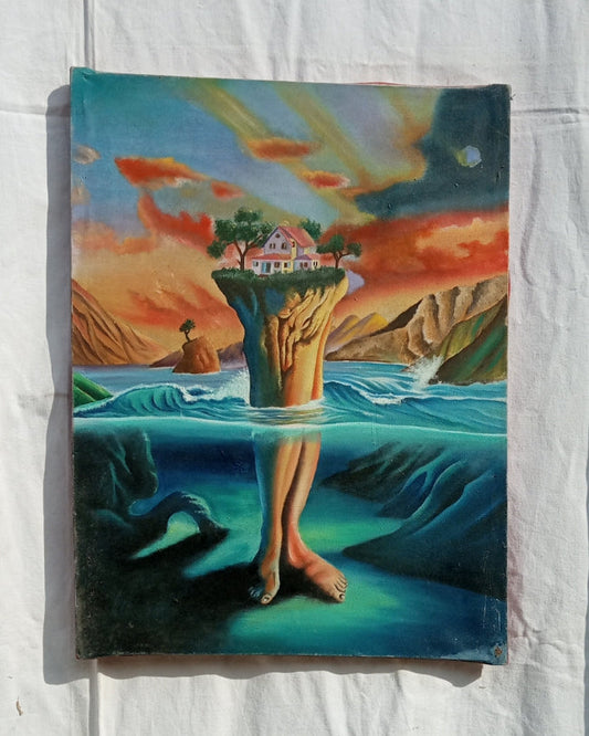 PAITING SIZE 18X24 OIL ON CANVAS