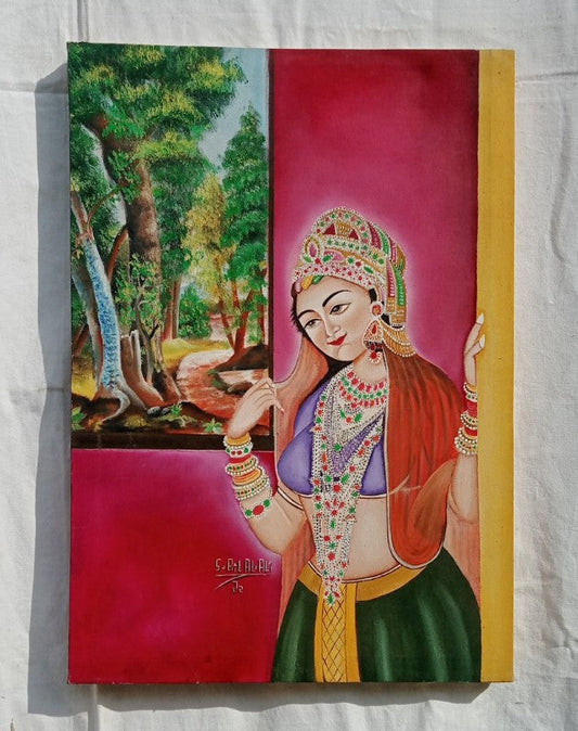 PAINTING size 18x24 oil on canvas
