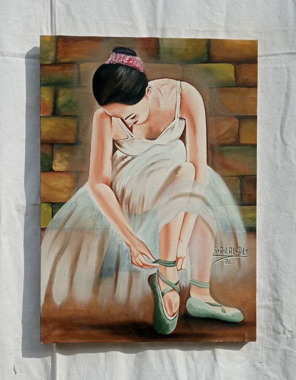 PAINTING SIZE 18X24 OIL ON CANVAS