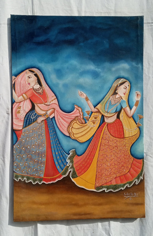 PAINTING size 22x33 oil on canvas
